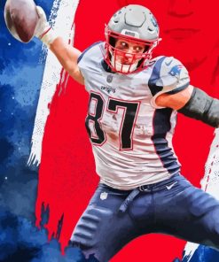 Rob Gronkowski American Footballer Diamond Painting