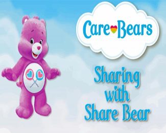 Sharing With Share Bear Poster Diamond Painting