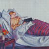 Sick Girl In Bed Diamond Painting