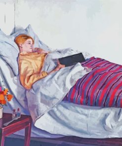 Sick Girl In Bed Diamond Painting