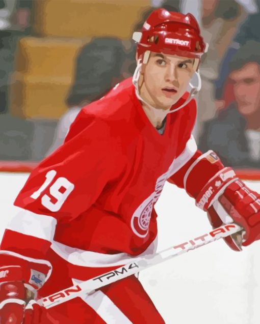 Steve Yzerman Diamond Painting