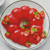 Strawberry Jelly Dessert Diamond Paintings