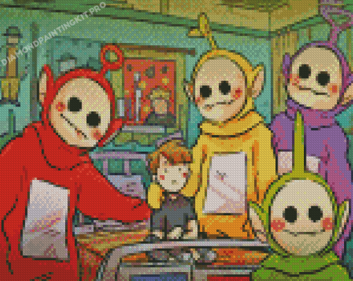 Teletubbies Art Diamond Painting