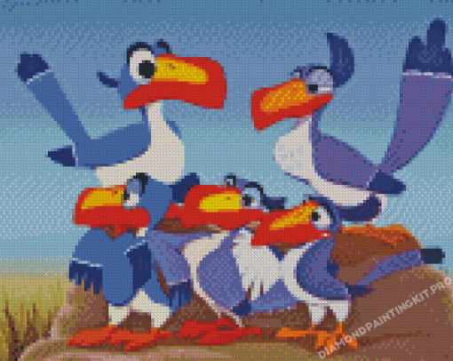 The Lion King Zazu Family Diamond Painting