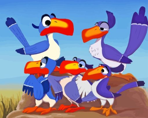 The Lion King Zazu Family Diamond Painting