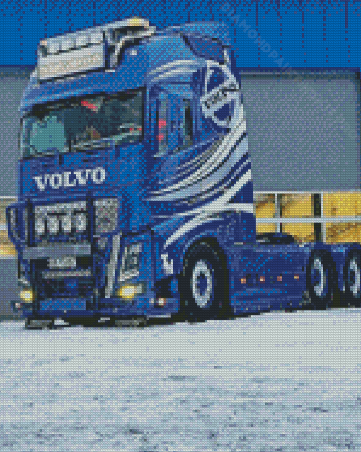 The Volvo Truck Diamond Painting