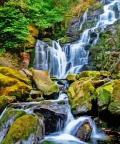Torc waterfall Killarney National Park Diamond Painting
