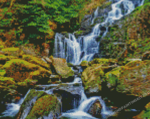 Torc waterfall Killarney National Park Diamond Painting