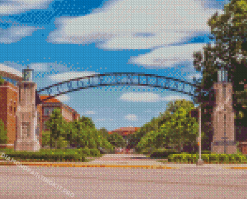 West Lafayette Purdue University Indiana Diamond Painting