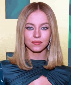 Aesthetic Sydney Sweeney Actress Diamond Painting