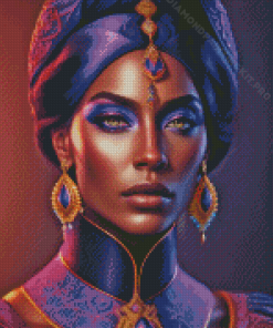 Black Queen Lady Diamond Painting