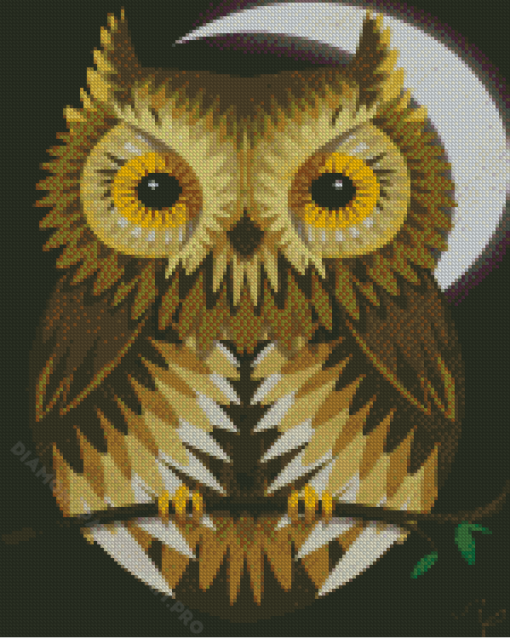 Eastern Screech Owl Diamond Painting