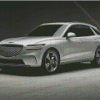 Grey Hyundai Genesis Car Diamond Painting