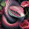 Pink Snake Diamond Painting