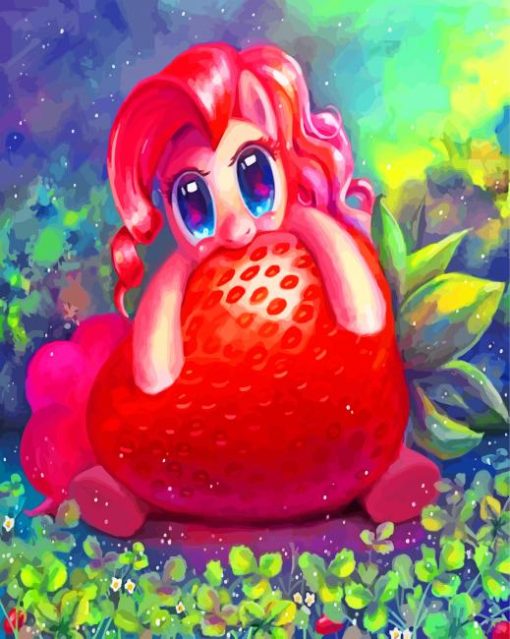 Pinkie And Strawberry Diamond Painting