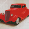 Red 33 Ford Diamond Painting