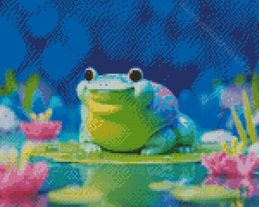 Swamp Frog Art Diamond Painting