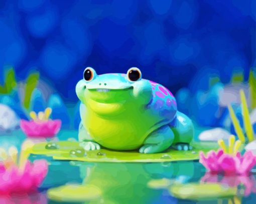 Swamp Frog Art Diamond Painting