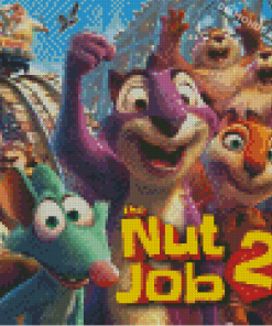 The Nut Job Movie Diamond Painting