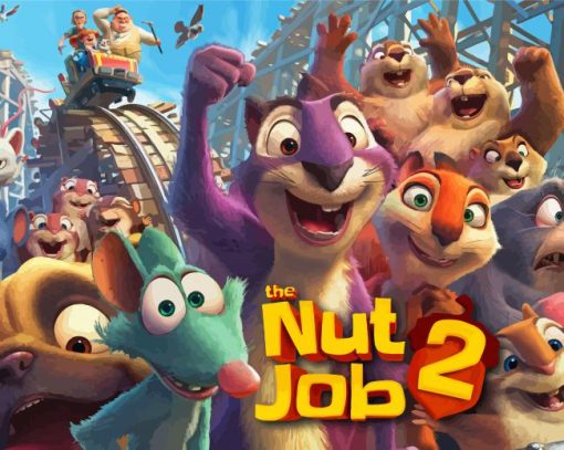 The Nut Job Movie Diamond Painting