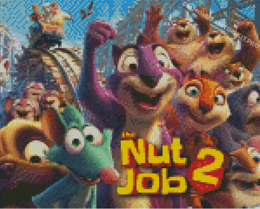 The Nut Job Movie Diamond Painting