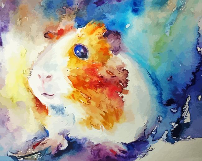 Abstract Guinea Pig Diamond Painting