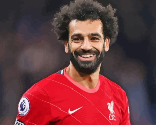 Aesthetic Mo Salah Diamond Painting