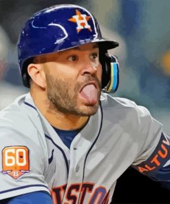 Aesthetic Jose Altuve Diamond Painting