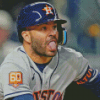 Aesthetic Jose Altuve Diamond Painting