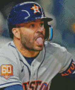 Aesthetic Jose Altuve Diamond Painting