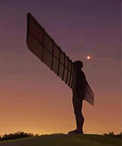 Angel of The North Sculpture In Gateshead Diamond Painting
