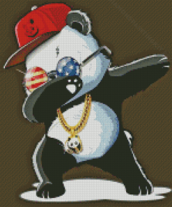 Anime Hip Hop Panda Diamond Painting