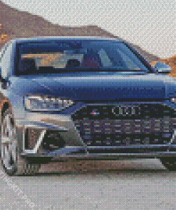 Audi S4 Car In Desert Diamond Painting