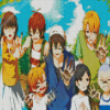 Barakamon Art Characters Diamond Painting