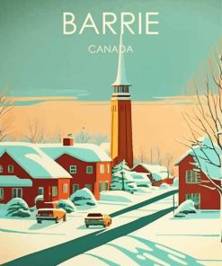 Barrie Canada Poster Diamond Painting