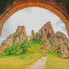 Belogradchik Red Stone Fortress Diamond Painting