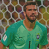 Brazilian Goalkeeper Alisson Becker Diamond Painting