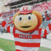 Brutus Buckeye Mascot Diamond Painting