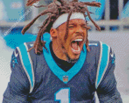 Cam Newton Diamond Painting