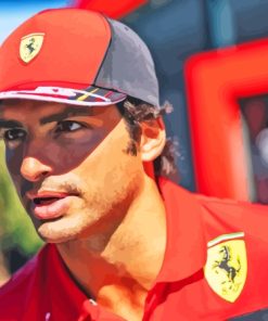 Carlos Sainz Jr Diamond Painting