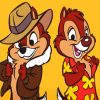 Chip N Dale Animation Diamond Painting