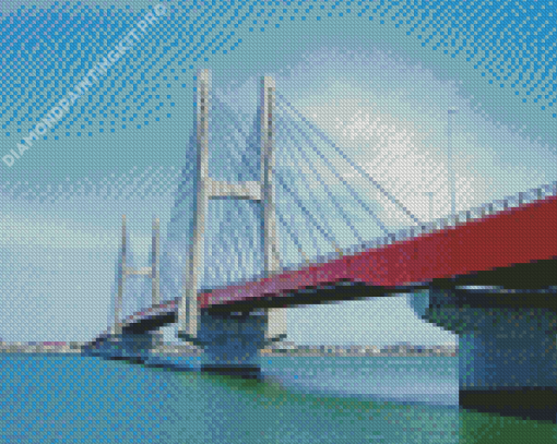 Choshi Bridge In Japan Diamond Painting