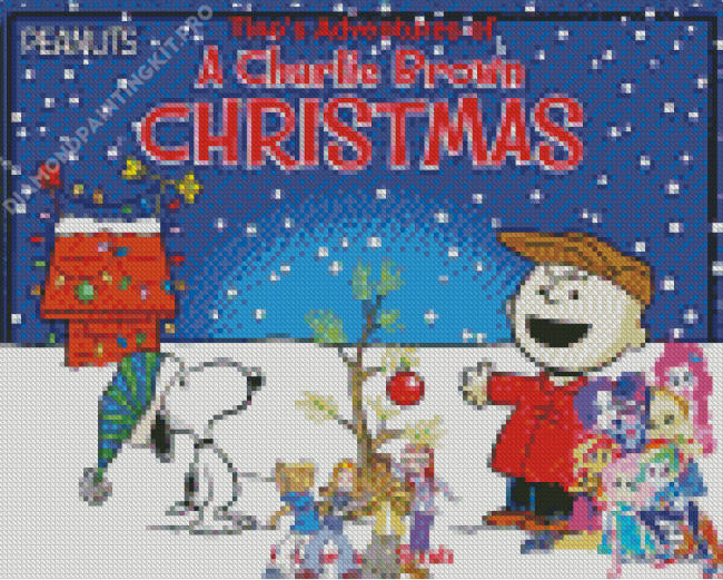 Christmas Charlie Brown Movie Diamond Painting