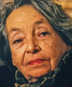 Close Up Marguerite Duras Diamond Painting