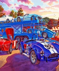 Cobra Le Mans Cars Diamond Painting