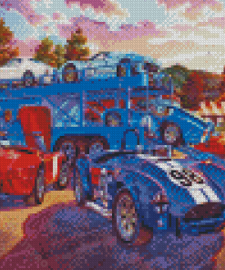 Cobra Le Mans Cars Diamond Painting