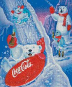 Coca Cola Polar Bears Diamond Painting