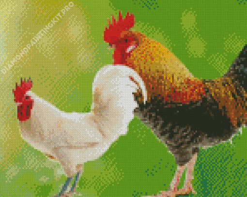 Cockerel Diamond Painting