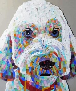 Colorful Mosaic Dog Diamond Painting