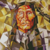 Cubism Wolf Robe Diamond Painting